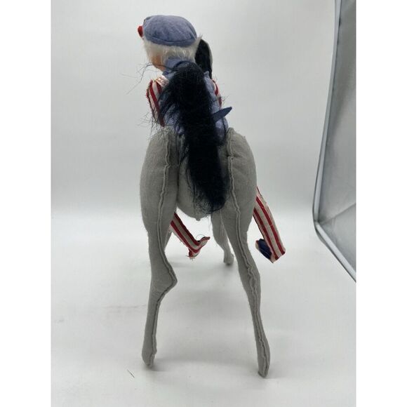 Annalee Dolls 70’s Vintage 18” Yankee Doodle Dandy On 18” Horse Sold As Is TAG - Picture 4 of 7